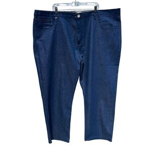 Paulo Solari Modern Fit Blue Denim Jeans Mens 50W x 32 Casual Pants